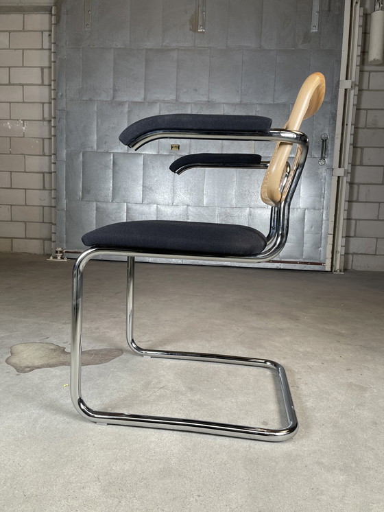 Image 1 of 2x Knoll Cesca chaise de Marcel Breuer