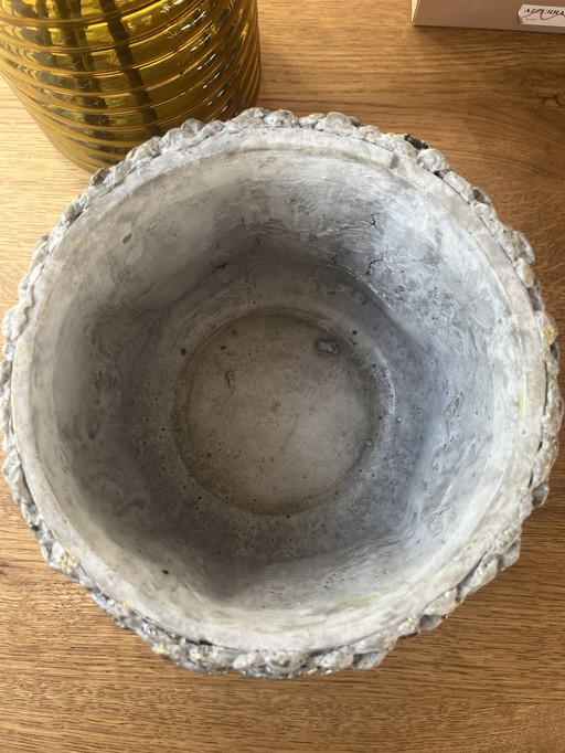 Richmond Pot / Flower Pot / Candle Gold Grey