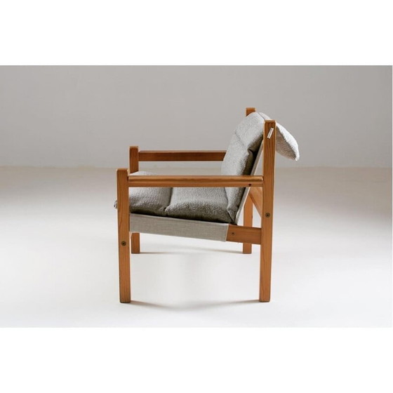 Image 1 of Futurum vintage safari armchair by Rolf Rastad and Adolf Relling for Sørlie Möbler, Norway 1960s