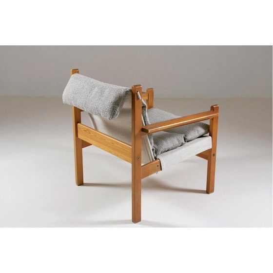 Image 1 of Futurum vintage safari armchair by Rolf Rastad and Adolf Relling for Sørlie Möbler, Norway 1960s