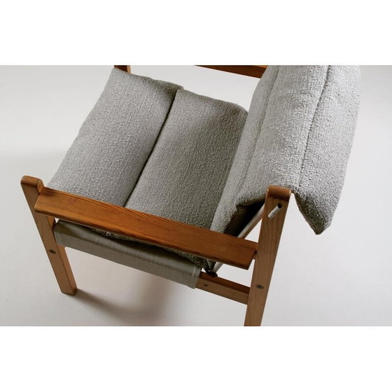 Image 1 of Futurum vintage safari armchair by Rolf Rastad and Adolf Relling for Sørlie Möbler, Norway 1960s