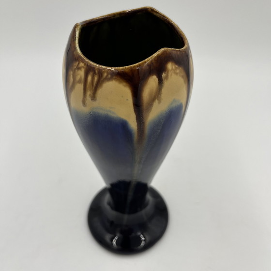 Image 1 of Duo Of Art Deco Vases In Thulin Earthenware