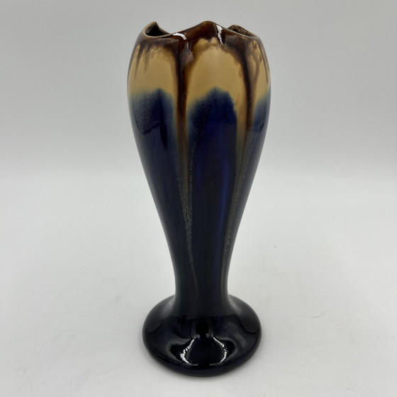 Image 1 of Duo Of Art Deco Vases In Thulin Earthenware