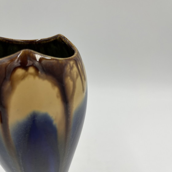 Image 1 of Duo Of Art Deco Vases In Thulin Earthenware