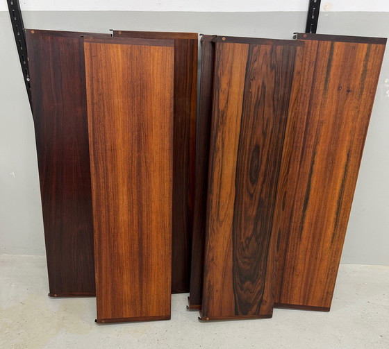 Image 1 of Kai Kristiansen Rosewood Shelves, Set Of 6.