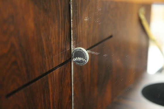 Image 1 of Mobile bar scandinavo in palissandro &quot;SK 661&quot; Johannes Andersen per J Skaaning &amp; Søn, Danimarca, 1960