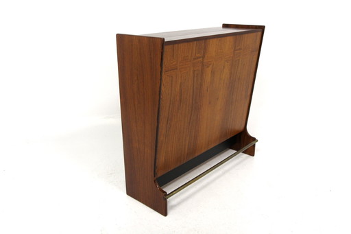 Scandinavian Rosewood Bar Cabinet "SK 661" Johannes Andersen for J Skaaning & Søn, Denmark, 1960