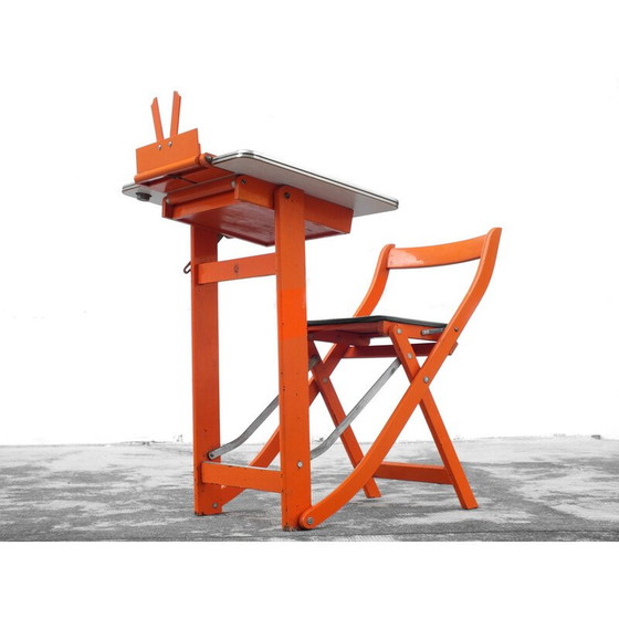 Image 1 of Vintage children's desk in wood by Reguitti, 1960