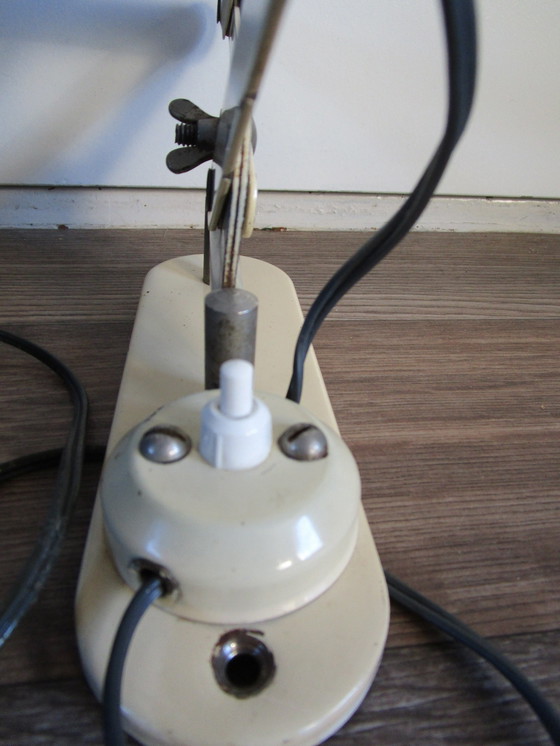 Image 1 of Scissor lamp - Industrial - Wall lamp - Gray - Metal - 1950/1960