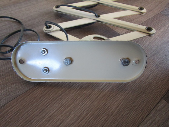 Image 1 of Scissor lamp - Industrial - Wall lamp - Gray - Metal - 1950/1960