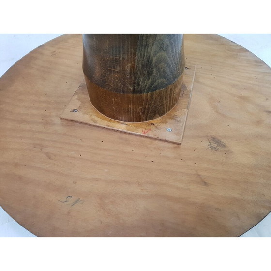 Image 1 of Tavolo con piedistallo in legno d'epoca, 1940