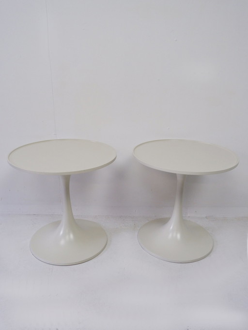 Set of 2 Space Age side tables, 1970s