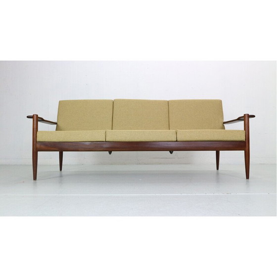 Image 1 of Vintage teak & upholstered daybed by Walter Knoll for Knoll Antimott, Germany 1950s