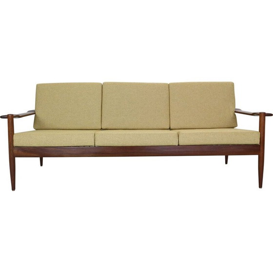 Image 1 of Vintage teak & upholstered daybed by Walter Knoll for Knoll Antimott, Germany 1950s