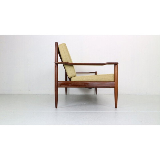 Image 1 of Vintage teak & upholstered daybed by Walter Knoll for Knoll Antimott, Germany 1950s