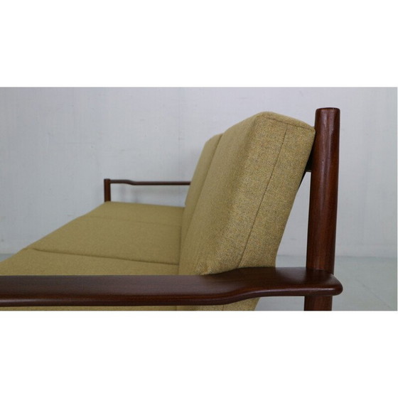 Image 1 of Vintage teak & upholstered daybed by Walter Knoll for Knoll Antimott, Germany 1950s