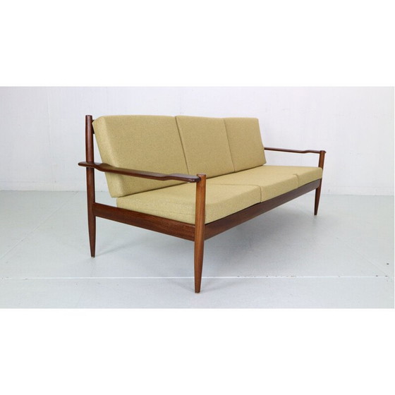 Image 1 of Vintage teak & upholstered daybed by Walter Knoll for Knoll Antimott, Germany 1950s