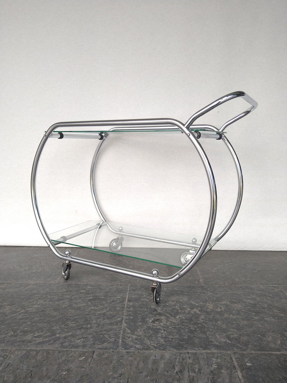 Image 1 of Art Deco Trolley - Serving Trolley