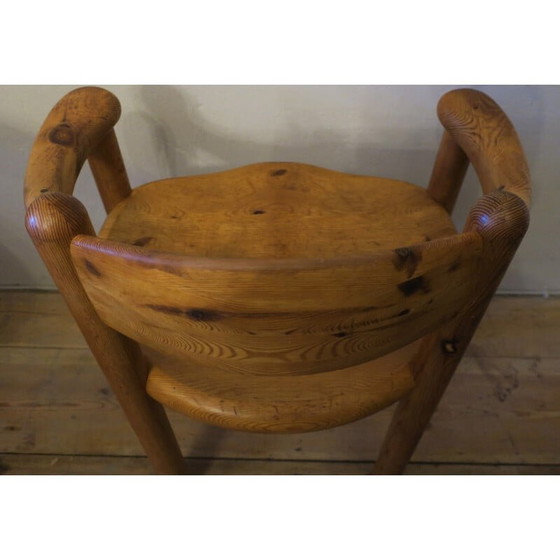 Image 1 of Vintage Elbow dining set in patinated pine by Rainer Daumiller for Hirtshals Sawmill, 1960s