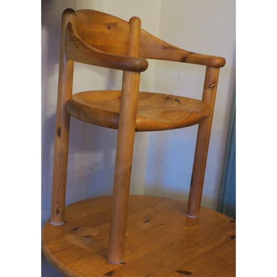 Image 1 of Vintage Elbow dining set in patinated pine by Rainer Daumiller for Hirtshals Sawmill, 1960s