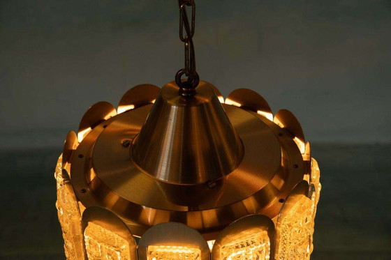 Image 1 of Danish design glass pendant lamp Vitrika