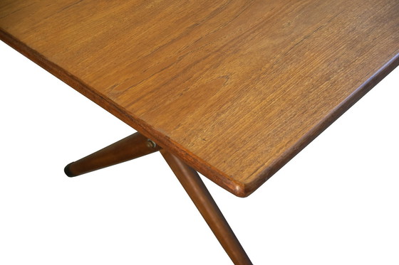 Image 1 of Hans J. Wegner At-303 “Sabre” Dining Table For Andreas Tuck