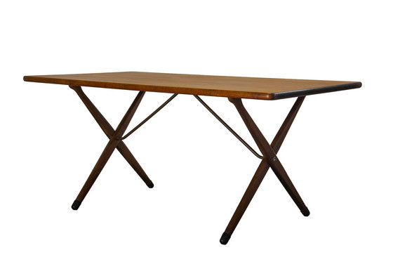 Image 1 of Hans J. Wegner At-303 “Sabre” Dining Table For Andreas Tuck