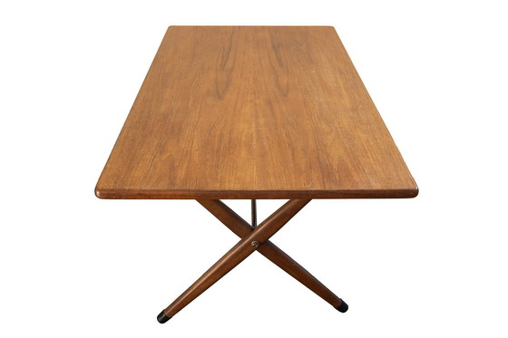 Image 1 of Hans J. Wegner At-303 “Sabre” Dining Table For Andreas Tuck