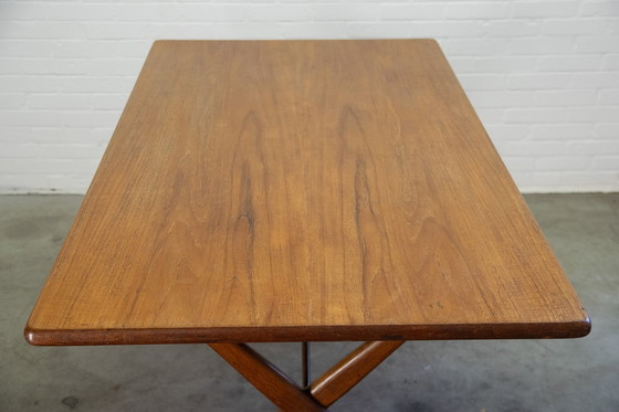 Image 1 of Hans J. Wegner At-303 “Sabre” Dining Table For Andreas Tuck