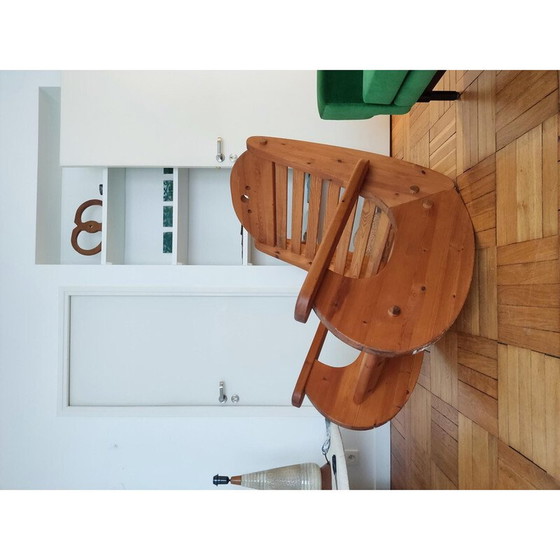 Image 1 of Vintage pine rocking chair, 1970