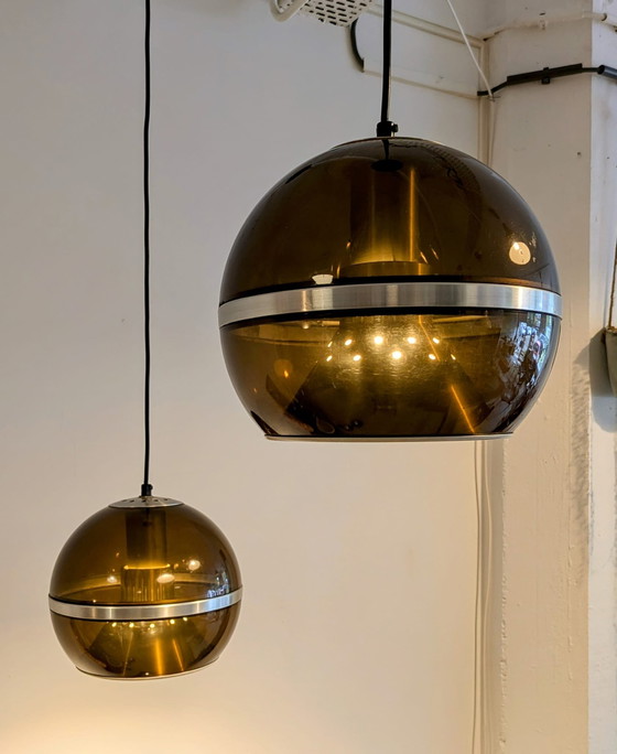 Image 1 of Lampade a sospensione vintage Dijkstra, 2 pezzi 