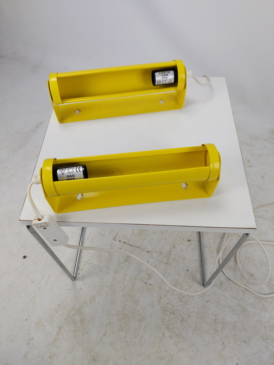 Image 1 of 1 Set Of 2 Yellow G&G Bed Lamps/Nightlights