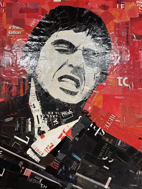 Image 1 of Tony Montana painting