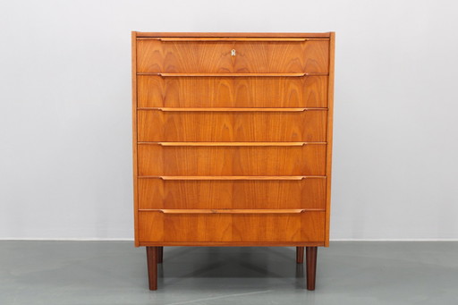 1960S Danish Teak Chest Of Drawers