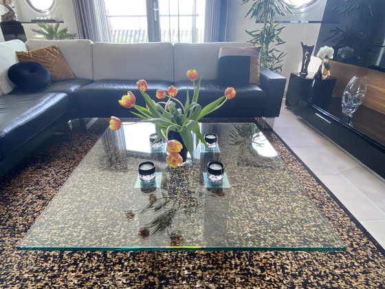 Image 1 of Design Coffee table - glass - square - high quality