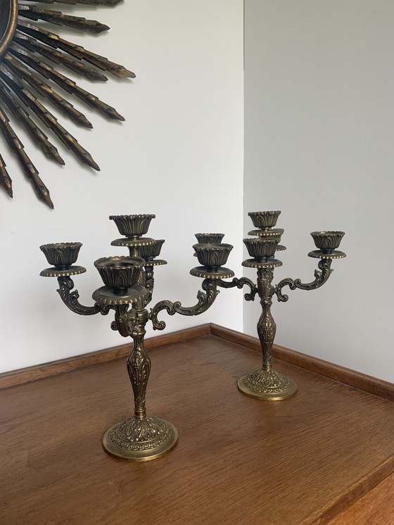 Image 1 of Pair Of Candlesticks