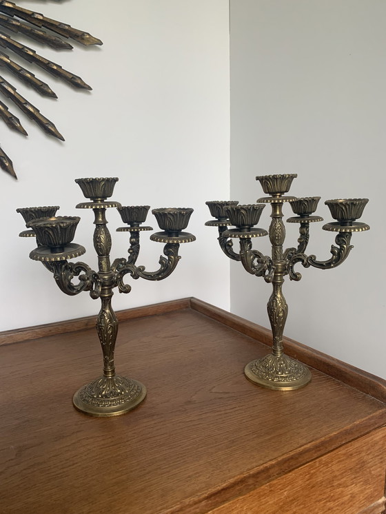 Image 1 of Pair Of Candlesticks