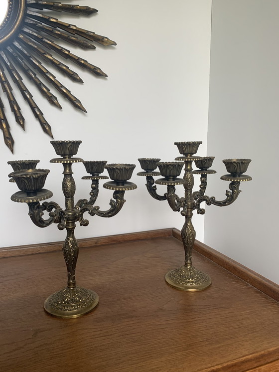 Image 1 of Pair Of Candlesticks