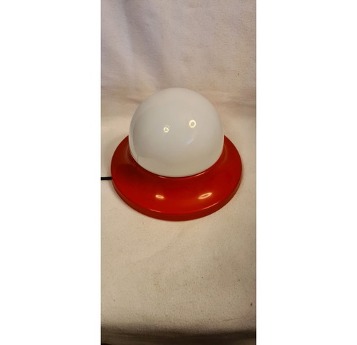 Space Age Lamp Red