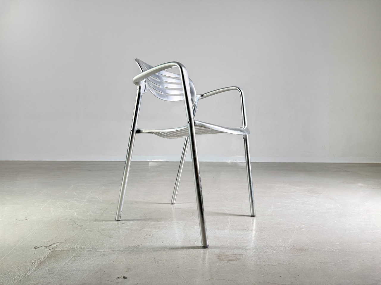 Set of 4 Toledo chairs Amat-3 Jorge Pensi aluminum design