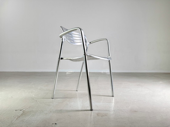 Image 1 of Set of 4 Toledo chairs Amat-3 Jorge Pensi aluminum design garden chair