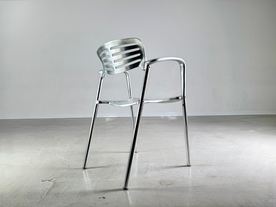 Image 1 of Set of 4 Toledo chairs Amat-3 Jorge Pensi aluminum design garden chair