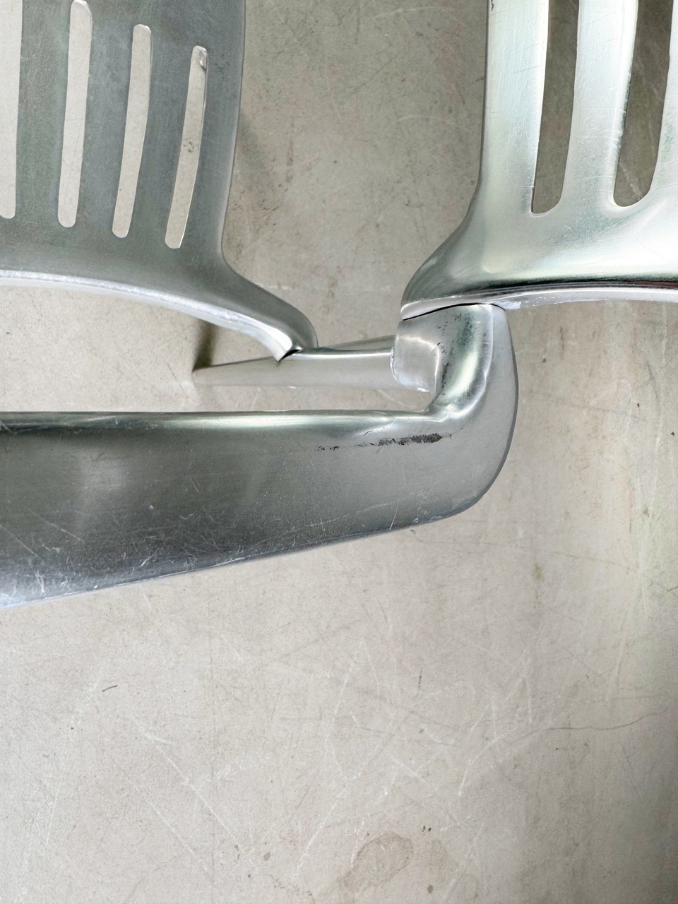 Set of 4 Toledo chairs Amat-3 Jorge Pensi aluminum design Set of 4 Toledo chairs Amat-3 Jorge Pensi aluminum design