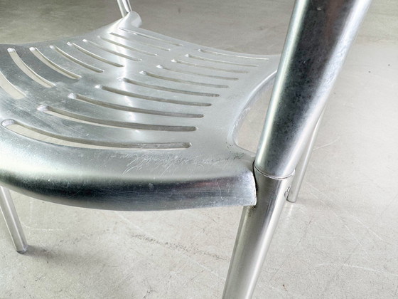 Image 1 of Set of 4 Toledo chairs Amat-3 Jorge Pensi aluminum design garden chair