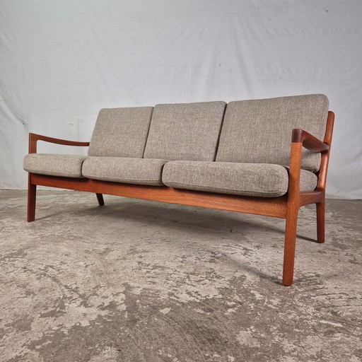 Ole Wanscher Senator 3-Seater Sofa Vintage 60s Danish Teak