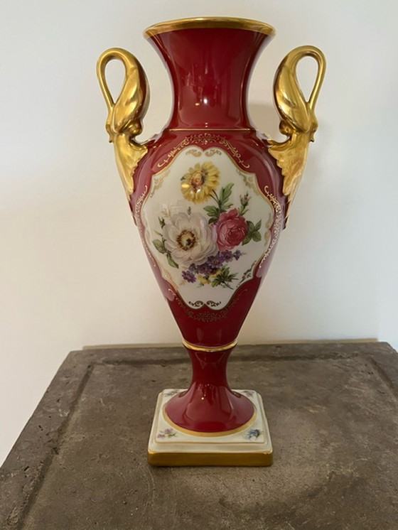 Image 1 of Limoges vase and plate