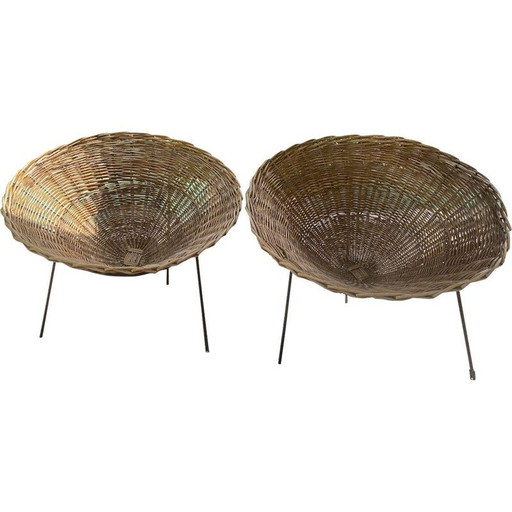 Pair of "C8" metal chairs by Terence Coran for Coran Furniture, 1954