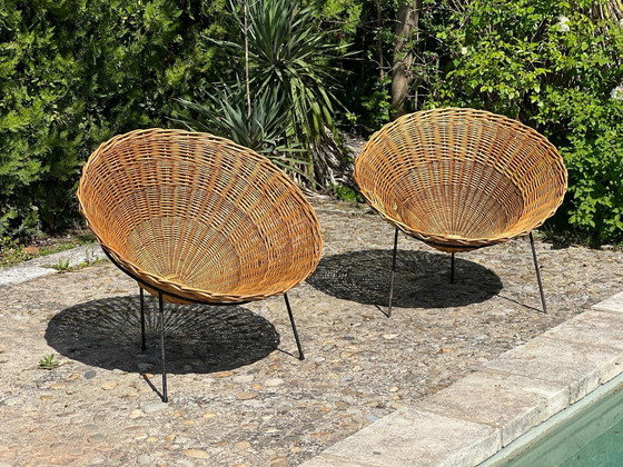 Image 1 of Pair of "C8" metal chairs by Terence Coran for Coran Furniture, 1954