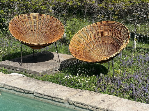 Pair of "C8" metal chairs by Terence Coran for Coran Furniture, 1954