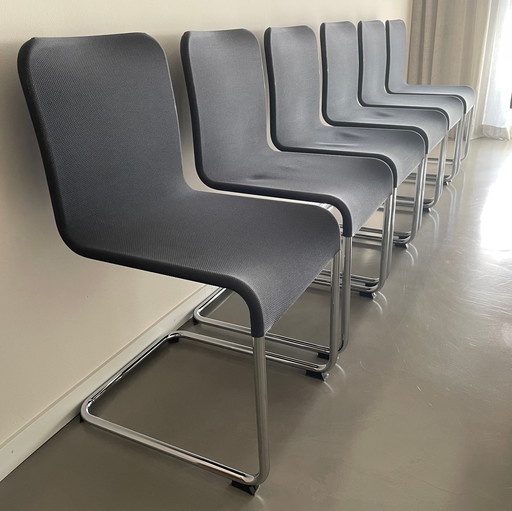 6x Gispen Today 101Rh Chairs anthracite